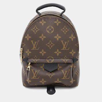 Louis Vuitton Palm Springs Backpack Noir Monogram Size Mini
