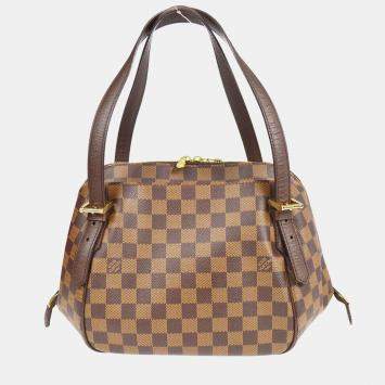 Pre Owned Louis Vuitton Damier Ebene Canvas Belem MM Handbag