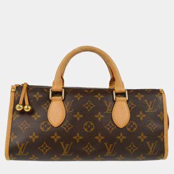 Pre Owned Louis Vuitton Brown Monogram Popincourt Handbag