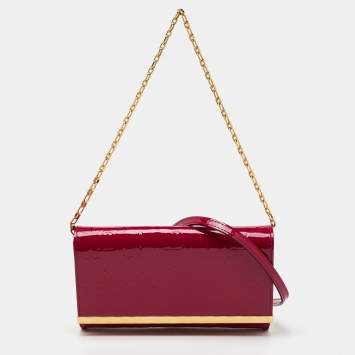Louis Vuitton Indian Rose Monogram Vernis Ana Clutch Bag