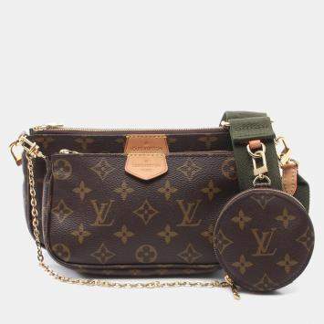 Pre Owned Louis Vuitton Brown Monogram Multi Pochette Accessoires Shoulder Bag
