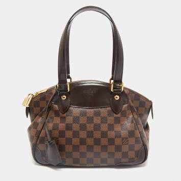 Pre Owned Louis Vuitton Damier Ebene Canvas Verona PM Bag