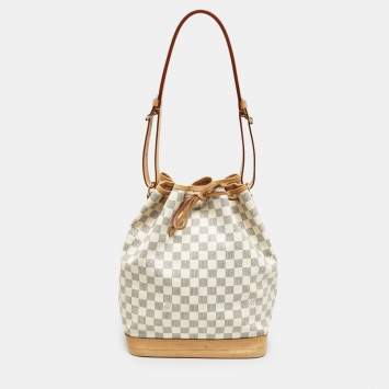 Pre Owned Louis Vuitton Damier Azur Canvas Noe Bag