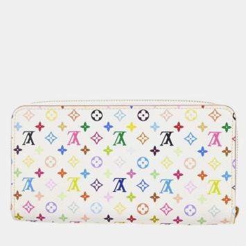 Pre Owned Louis Vuitton Multicolor Zippy Wallet