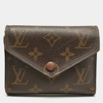Pre Owned Louis Vuitton Monogram Canvas Victorine Wallet