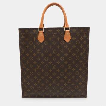Pre Owned Louis Vuitton Monogram Canvas Sac Plat Bag