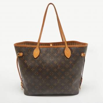 Pre Owned Louis Vuitton Monogram Canvas Neverfull MM Bag