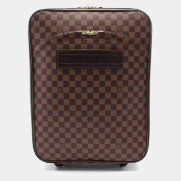 Louis Vuitton Pegas 45 Travel Bag Suitcase  Damier Leather Ebene