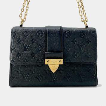 Louis Vuitton Noir Monogram Empreinte Leather BB Saint Sulpice Bag