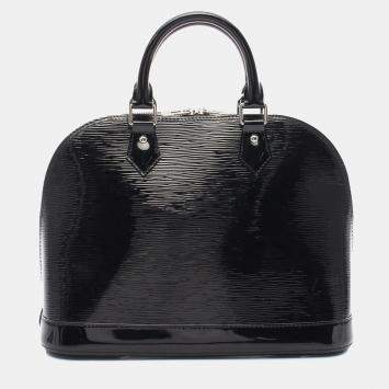 Louis Vuitton Black Electric Epi Alma PM