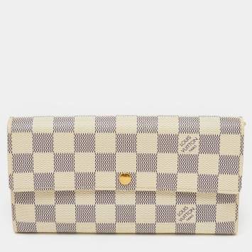 Louis Vuitton Damier Azur Canvas Sarah Long Wallet