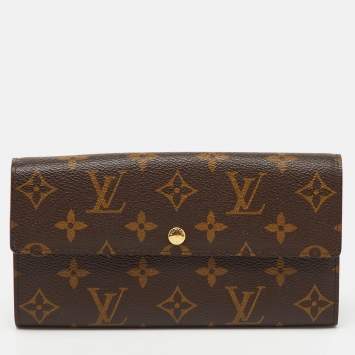 Louis Vuitton Monogram Canvas Sarah Long Wallet