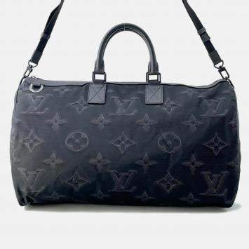 Louis Vuitton Keepall Bandouliere 50 Multicolor 3D Monogram Reversible Boston Bag