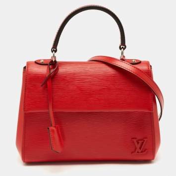 Louis Vuitton Rouge Epi Leather Cluny BB Bag