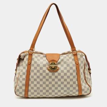 Pre Owned Louis Vuitton Damier Azur Canvas Stresa GM Bag