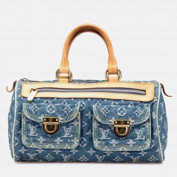 Louis Vuitton Blue Monogram Denim Neo Speedy 30