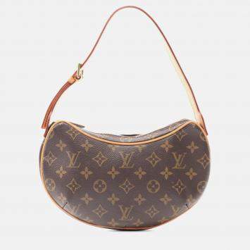Louis Vuitton Brown Monogram Croissant PM