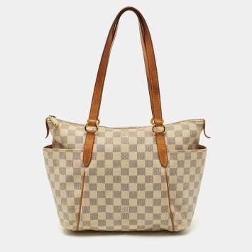 Pre Owned Louis Vuitton Damier Azur Canvas Totally PM Bag