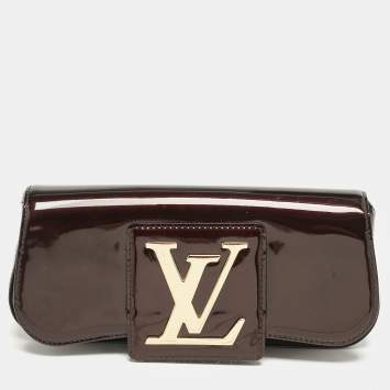 Pre Owned Louis Vuitton Amarante Vernis Sobe Clutch