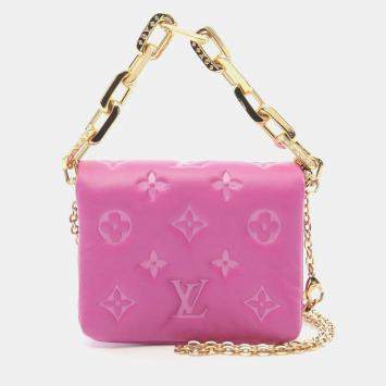 Louis Vuitton Coussin Pink Leather Shoulder Bag