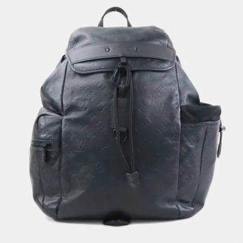 Pre Owned Louis Vuitton Discovery Black Monogram Shadow Backpack