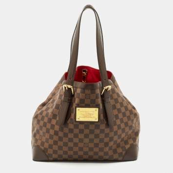 Pre Owned Louis Vuitton Damier Ebene Canvas Hampstead MM Bag