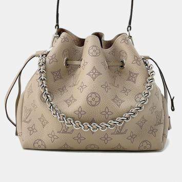 Pre Owned Louis Vuitton Bella Galet Monogram Mahina Shoulder Bag