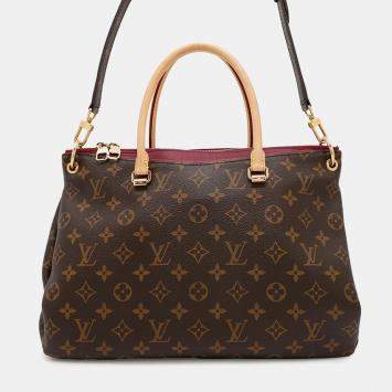 Pre Owned  Louis Vuitton Pallas Aurore Monogram Satchel Bag
