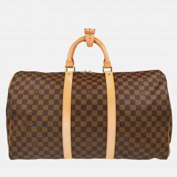 Louis Vuitton Damier Keepall 50 Travel Duffle Handbag