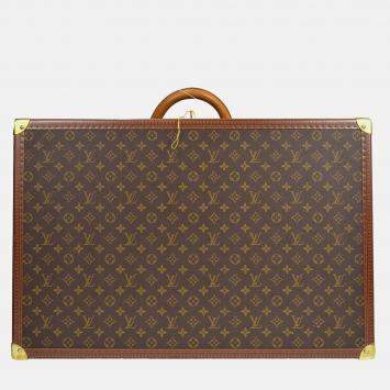 Louis Vuitton Monogram Bisten 70 Trunk Luggage Suitcase