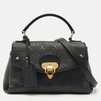 Louis Vuitton Black Monogram Empreinte Leather Georges BB Bag