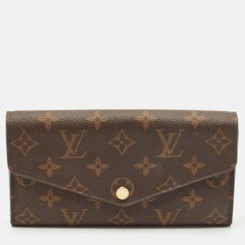 Louis Vuitton Monogram Canvas Sarah Long Wallet