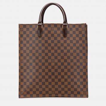 Louis Vuitton Brown Damier Ebene Sac Plat