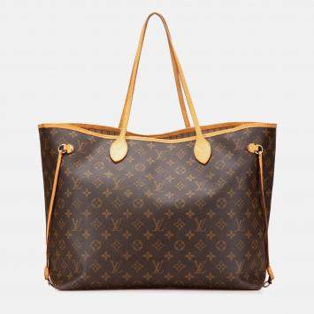 Louis Vuitton Brown Monogram Neverfull GM
