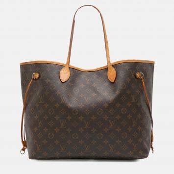 Louis Vuitton Brown Monogram Neverfull GM