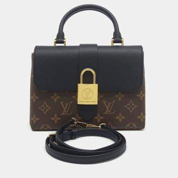 Louis Vuitton Black Coated Canvas Rocky BB Bag