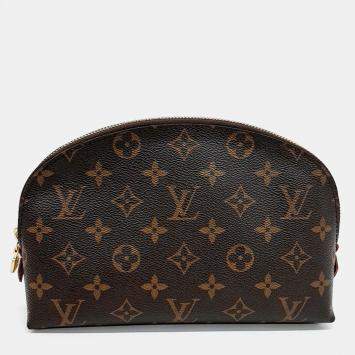 Louis Vuitton Brown PVC Monogram Cosmetic Pouch