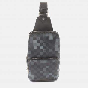 Louis Vuitton Black Damier Graphite Pixel Avenue Sling