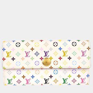 Louis Vuitton Portefeuille Sarah Multicolor Canvas Wallet