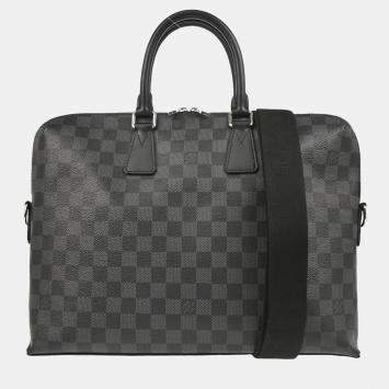 Louis Vuitton Porte Documents Jour Damier Graphite Canvas Bag