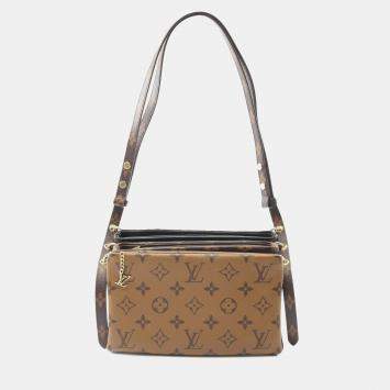 Louis Vuitton Brown 2020 Monogram LV3 Pouch