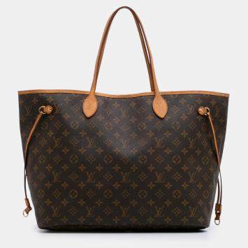 Louis Vuitton Brown Monogram Neverfull GM