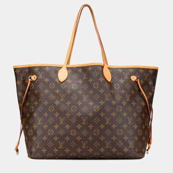 Louis Vuitton Brown Monogram Neverfull GM