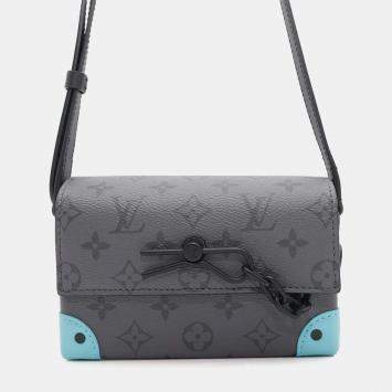 Louis Vuitton Shoulder Bag Monogram Eclipse Reverse Steamer Wearable Wallet