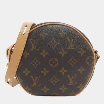 Pre Owned Louis Vuitton Boite Chapeau Souple Brown Monogram Canvas Shoulder Bag