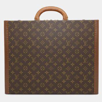 Pre Owned Louis Vuitton President Classeur Monogram Briefcase Bag