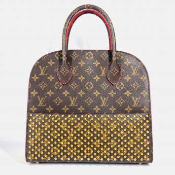 Louis Vuitton Monogram Studs Iconoclast Tote Bag Canvas Brown