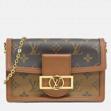 Louis Vuitton Monogram Portefeuille Dauphine Chain Wallet