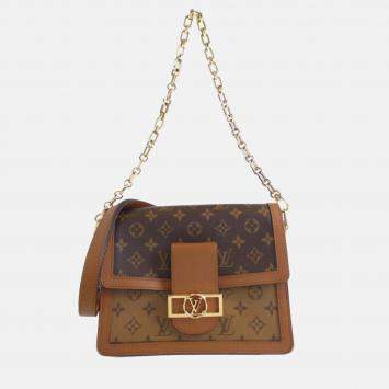 Louis Vuitton Monogram Reverse Dauphine Mm Shoulder Bag
