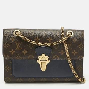 Louis Vuitton Blue Marine Monogram Canvas Victoire Bag